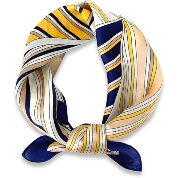 Mulberry Silk 21"x21" Neck Scarf - Small Square Scarf for Women, Gift-Ready - Picture 6 of 6